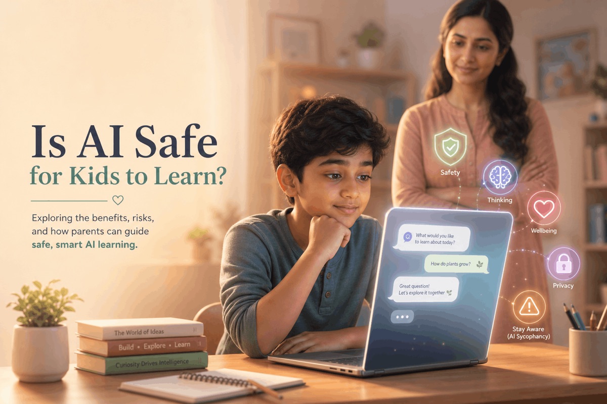 Is AI Safe for Kids to Learn? What Parents Asked Us in 2026 — AI article thumbnail
