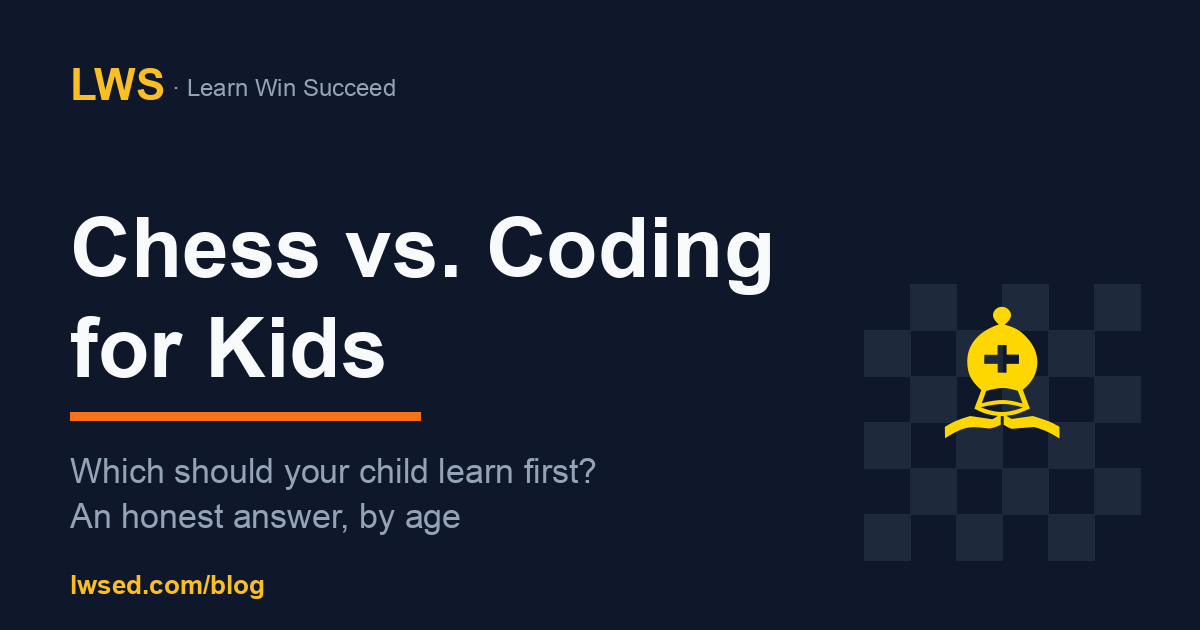 Chess vs. Coding for Kids: Which Should Your Child Learn First? — Chess article thumbnail