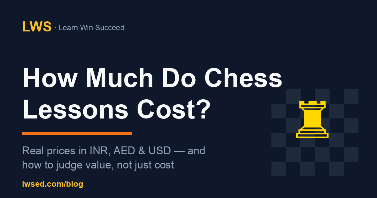 How Much Do Chess Lessons for Kids Cost? (India, UAE & USA Guide) — Chess article thumbnail