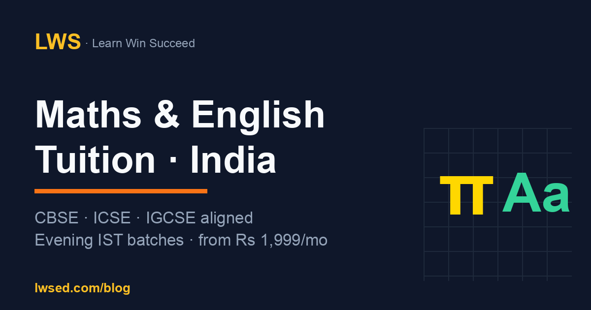 Online Maths & English Tuition for Kids in India (CBSE, ICSE & IGCSE Aligned) — Maths article thumbnail
