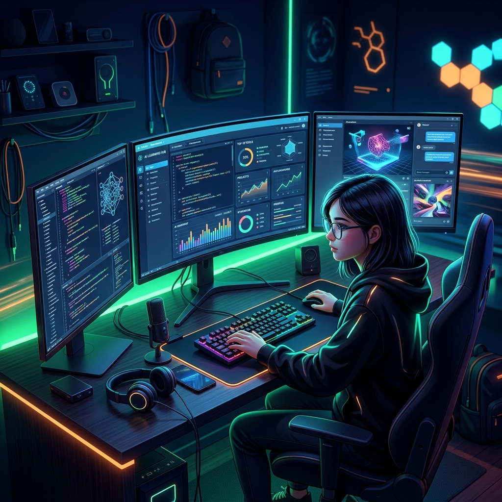 Top 10 AI Tools for Students (Ages 10-18): Learning Safely & Smartly — AI article thumbnail